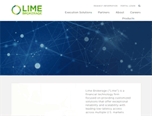 Tablet Screenshot of limebrokerage.com